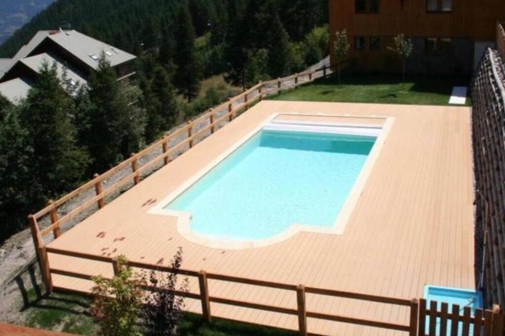 Chalet 4 Pers. Piscine Et Literie Toute Neuve. Puy-Saint-Vincent Exterior photo